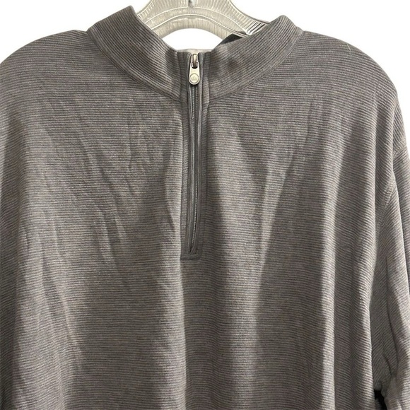 Peter Millar Men's XXL Gray Quarter-Zip Pullover Sweater Long Sleeve - Picture 10 of 10
